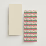 "Mughal Gardens" - Wedding Programs in Ivory by Sherley Ferreira - Back of Card Options