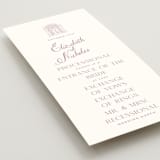 "Lavender Dreams" - Wedding Programs in Lilac Dreams by Design Lotus - Detail