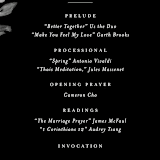 "Enchanted fields" - Wedding Programs in Noir by Jennifer Wick - Detail