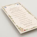 "Disney's Snow White Someday" - Wedding Programs in Forest Floo by Erin L. Wilson - Detail