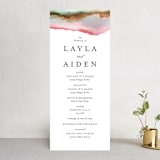 "Sedona" - Wedding Programs in Desert Sands by Itsy Belle Studio - Front
