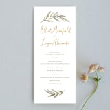 "Summer Love" - Wedding Programs in Sunflower by Wildfield Paper Co - Front