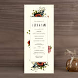 "Vintage Garden Invite" - Wedding Programs in Vintage Beige by Alisa Wismer - Front