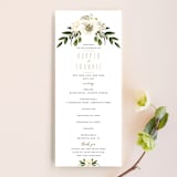 "jewel" - Wedding Programs in Onyx by Susan Moyal - Front