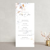 "Petale" - Wedding Programs in Blush by Kelly Ventura - Front