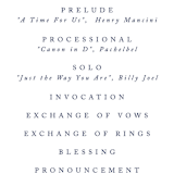 "Poetic Watercolor Flowers" - Wedding Programs in Periwinkle by Qing Ji - Detail