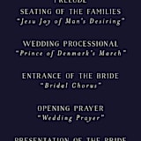 "Wedding Enchantment" - Wedding Programs in Midnight by Chris Griffith - Detail