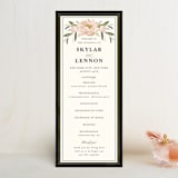 "Forever" - Wedding Programs in Blush by Susan Moyal - Front