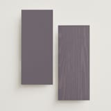 "Garden Lights" - Wedding Programs in Plum by Hooray Creative - Back of Card Options