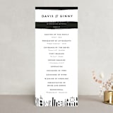 "Love In The City" - Wedding Programs in Pearl by Shiny Penny Studio - Front