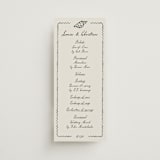 "Puglia" - Wedding Programs in Rock by Pati Cascino - Front