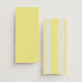 "Campania" - Wedding Programs in Limone by Megan Davis - Back of Card Options