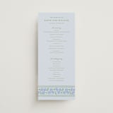 "Hydrangea Vines" - Wedding Programs in Coastal by Madhvi Samimi - Front