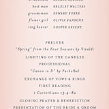 "Big City - San Francisco" - Wedding Programs in Blush by Hooray Creative - Detail