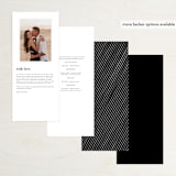 "Big City - New York City" - Wedding Programs in Light Taupe by Hooray Creative - Back of Card Options