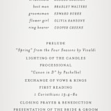 "Big City - New York City" - Wedding Programs in Light Taupe by Hooray Creative - Detail