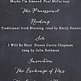"Alabaster Florals" - Wedding Programs in Slate by Jennifer Wick - Detail