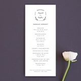 "Always" - Wedding Programs in Blush by Susan Brown - Front