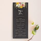 "Plentiful Blossoms" - Wedding Programs in Soft Peach by Faith Harlow - Front