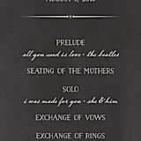 "Plentiful Blossoms" - Wedding Programs in Soft Peach by Faith Harlow - Detail
