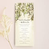 "English Countryside" - Wedding Programs in Moss by Design Lotus - Front