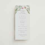 "Part Of Your World from Disney's Little Mermaid" - Wedding Programs in Sea by Alethea and Ruth - Front