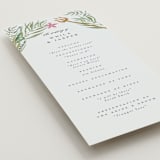 "Part Of Your World from Disney's Little Mermaid" - Wedding Programs in Sea by Alethea and Ruth - Detail