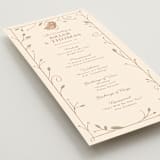 "Disney Storybook" - Wedding Programs in Autumn by Morgan Ramberg - Detail
