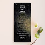 "Starry, Starry Night" - Wedding Programs in Shadow by Elly - Front