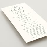 "Mountain Ridge" - Wedding Programs in Pine by Amy Kross - Detail