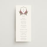 "Romantic Florals" - Wedding Programs in Peony by Susan Moyal - Front