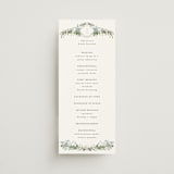 "Hydrangea Vine" - Wedding Programs in Coastal by Susan Moyal - Front