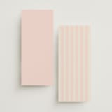 "Hand Illustrated Crest" - Wedding Programs in Peony by Jackie Crawford - Back of Card Options