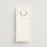 "Chelsea" - Wedding Programs in Hibiscus by Everett Paper Goods - Front