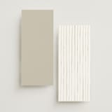 "Chelsea" - Wedding Programs in Hibiscus by Everett Paper Goods - Back of Card Options