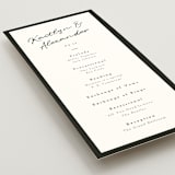 "Photograph Scribble" - Wedding Programs in Cloud by Adelyn T. - Detail