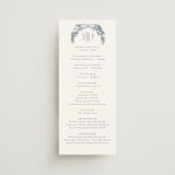 "Lavender" - Wedding Programs in Tuscany by Claudia Orengo - Front