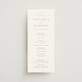 "Victoria" - Wedding Programs in Clover by Kelly Schmidt - Front