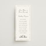 "Southern Soul" - Wedding Programs in Cloudy by Sherley Ferreira - Front