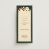 "all the flowers of the world" - Wedding Programs in Garden by Sumak Studio - Front