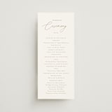 "spiku" - Wedding Programs in Pearl by chocomocacino - Front