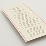 "Bocce" - Wedding Programs in Fragola by Megan Davis - Detail