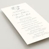 "Close to my Heart" - Wedding Programs in Twilight Whisper by Design Lotus - Detail