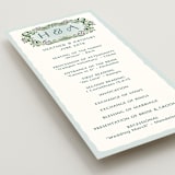 "Sierra" - Wedding Programs in Spruce by Paper Sun Studio - Detail
