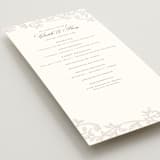 "vintage flourishes" - Wedding Programs in Natural by BR Designs - Detail