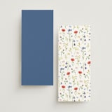 "Wildflower Romance" - Wedding Programs in Ivory by frau brandt - Back of Card Options