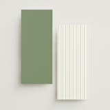 "Chic Script" - Wedding Programs in Garden by Kelly Schmidt - Back of Card Options
