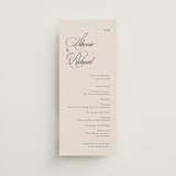 "Sibonie" - Wedding Programs in Ivory by Melanie Kosuge - Front