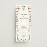"Ornate" - Wedding Programs in Peony by Sarah Knight - Front