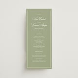 "Greenwood" - Wedding Programs in Garden by Kelly Schmidt - Front